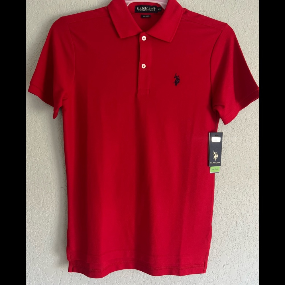 U.S Polo Assn , red shirt XS